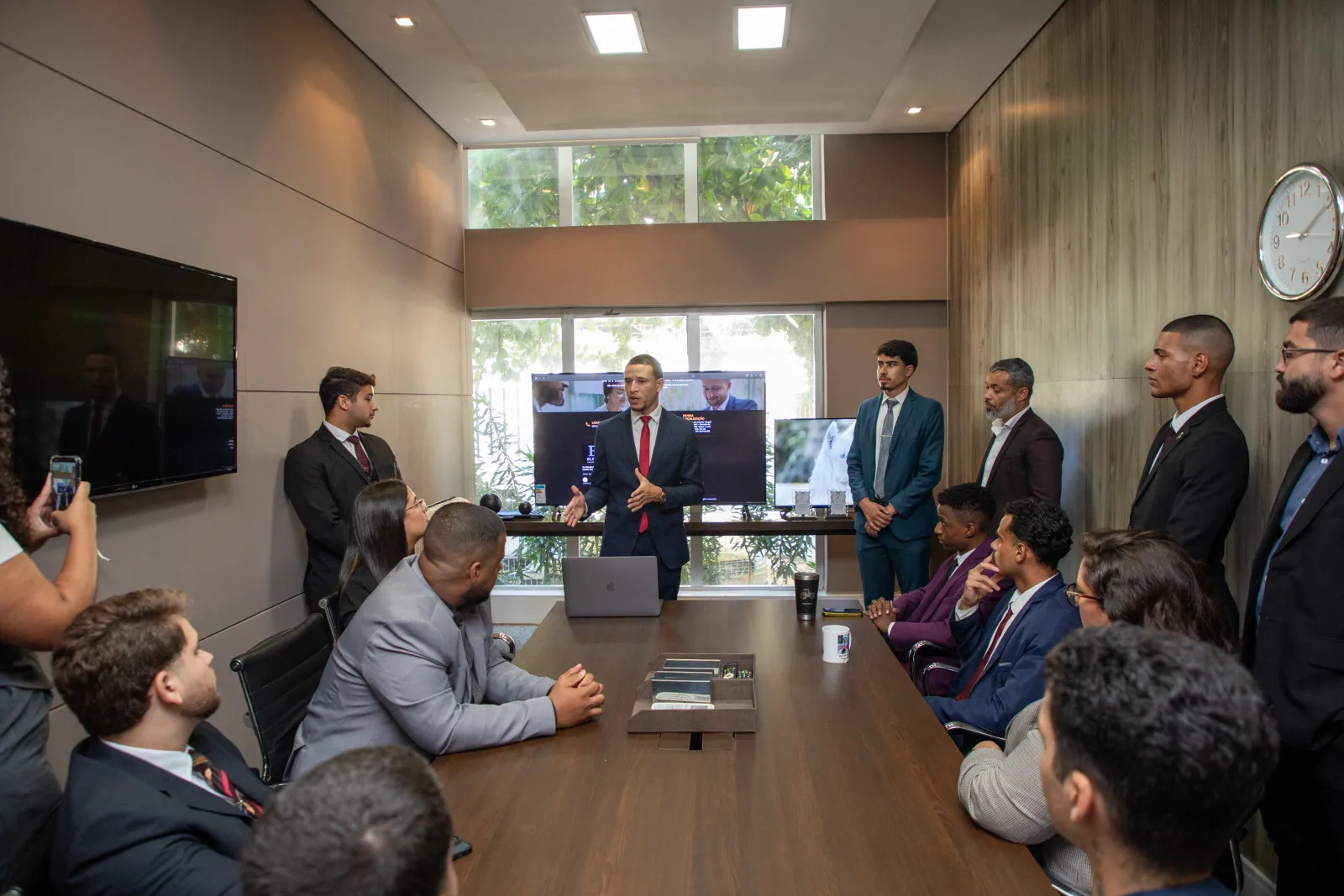 Reunião de atendimento Blindsafe